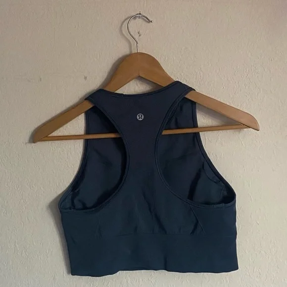 Lululemon Athletica Navy Blue‎ Sports Bra ( 8 ) - Picture 4 of 9